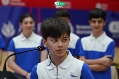 Farid Gayibov meets with successful athletes - PHOTO