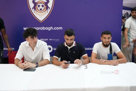 "Qarabağ"ın futbolçuları azarkeşlərlə görüşdə - FOTO - VİDEO