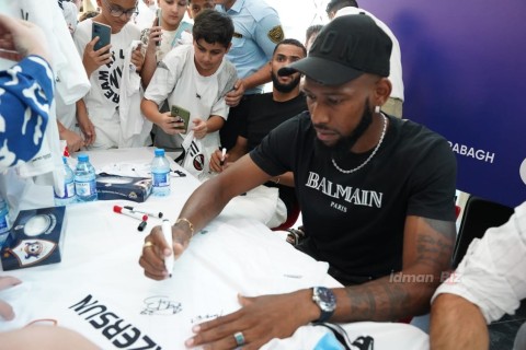 "Qarabağ"ın futbolçuları azarkeşlərlə görüşdə - FOTO - VİDEO