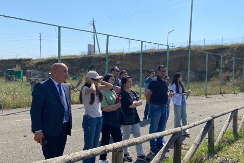Организован медиа-тур в Центр пейнтбола и стрельбы - ФОТО