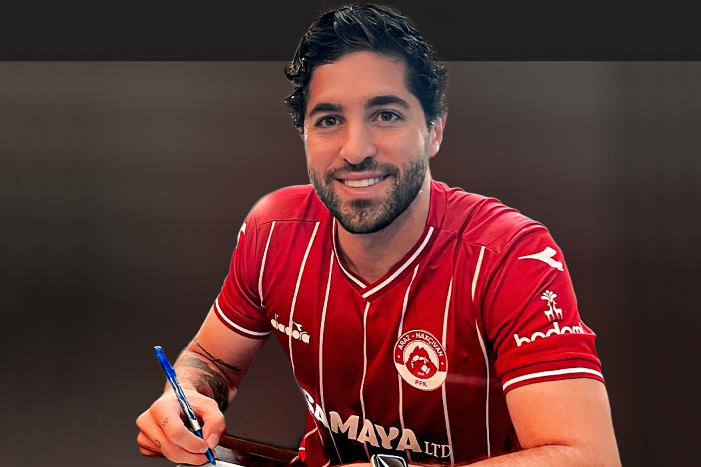 Brazilian midfielder Carlos Jatobá at Araz-Nakhchivan