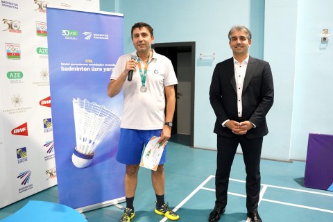 Dövlət qurumlarının əməkdaşları arasında badminton yarışı keçirilib - FOTO