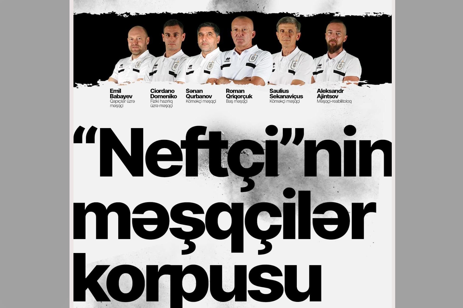 Three new coaches at Neftchi