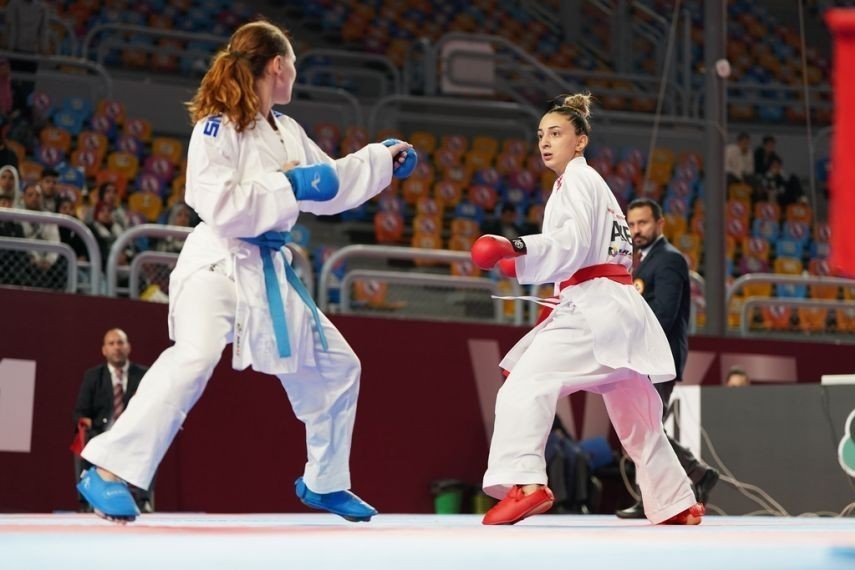 Training of Serie A karate players