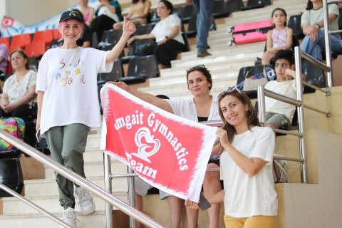 Gymnasts starring in Gabala - PHOTO