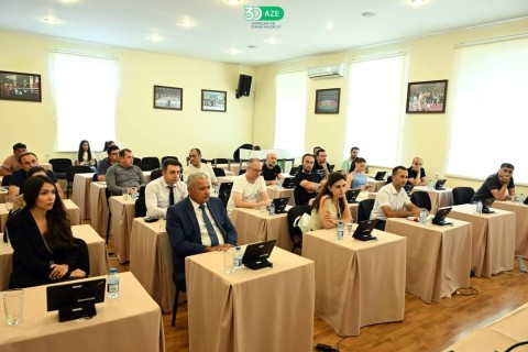 Meeting held with journalists to leave for the Olympics - PHOTO