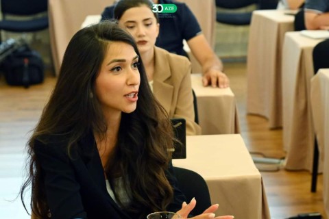 Meeting held with journalists to leave for the Olympics - PHOTO
