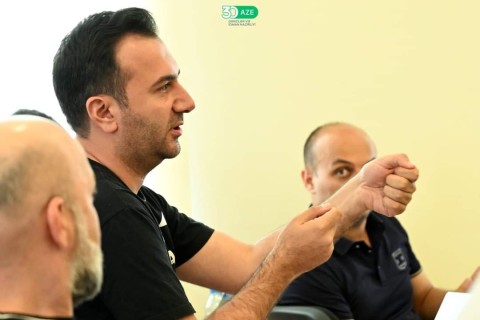 Meeting held with journalists to leave for the Olympics - PHOTO