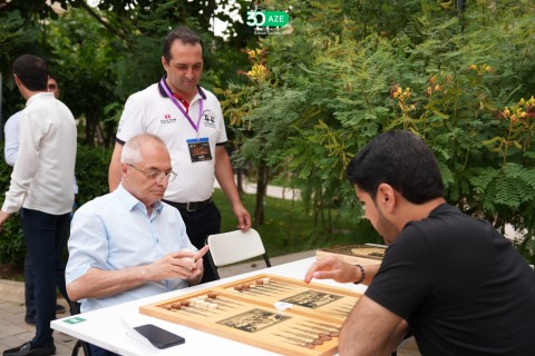 Dövlət qurumlarının əməkdaşları arasında nərd yarışının qalibləri bəlli olub - FOTO