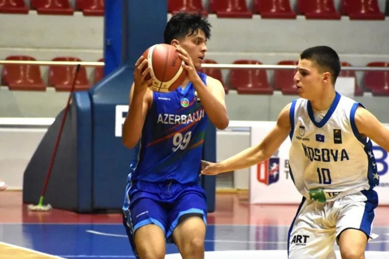 Azerbaijan team against Armenia
