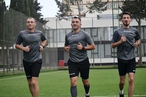 Hakimlərin yeni mövsümə hazırlığı - FOTO