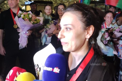 Айгюн Эйнуллаева: "Когда звучал наш гимн, сборная Армении аплодировала нам стоя" - ВИДЕО