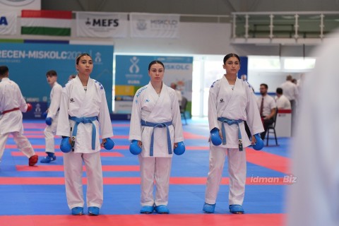 Avropa Universitet Oyunları: Kişi karateçilərimiz finalda, qadınlardan bürünc medal - FOTO