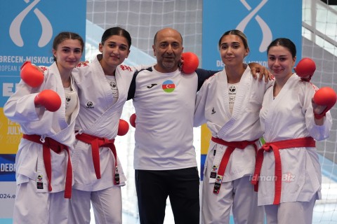 Avropa Universitet Oyunları: Kişi karateçilərimiz finalda, qadınlardan bürünc medal - FOTO