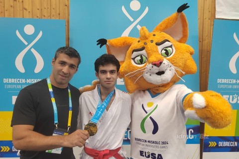 European Universities Games: Farid Savadov collects gold medal - PHOTO