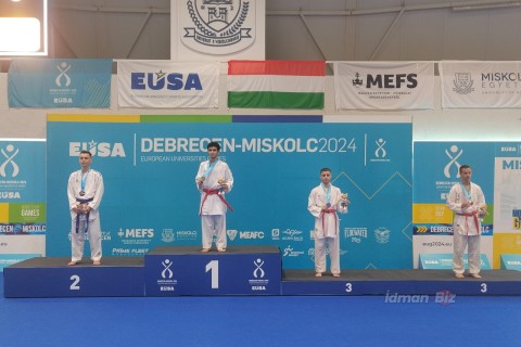 European Universities Games: Farid Savadov collects gold medal - PHOTO