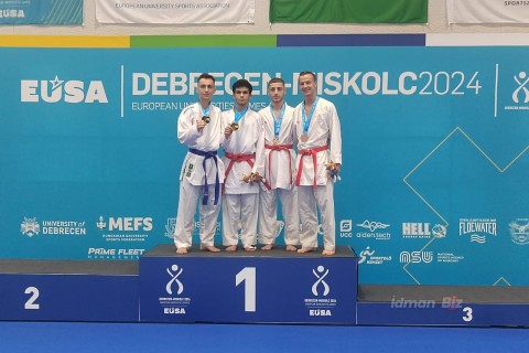 European Universities Games: Farid Savadov collects gold medal - PHOTO
