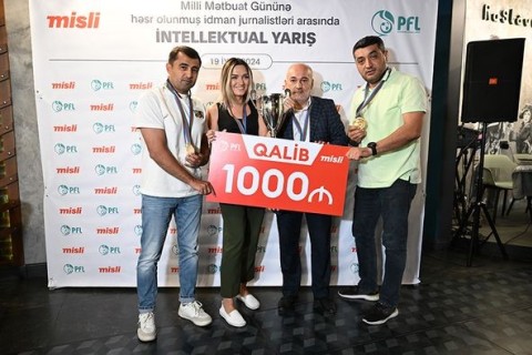 PFL-dən  Milli Mətbuat Gününə həsr olunmuş intellektual yarış - FOTO