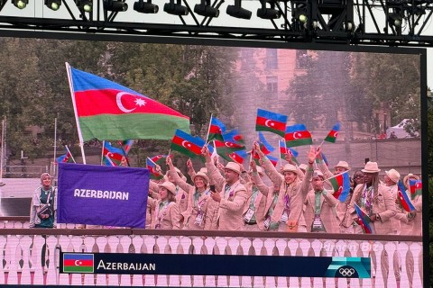 Azerbaijan pass the parade in Olympics - VIDEO - PHOTO