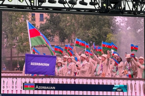 Azerbaijan pass the parade in Olympics - VIDEO - PHOTO