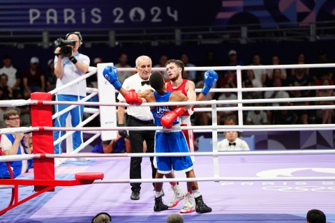 Paris 2024: Nijat Huseynov’s debut bout - PHOTO