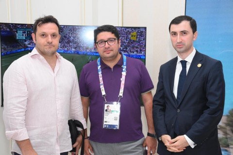 Olimpiya Evində Azərbaycan idmançıları ilə görüş keçirilib - FOTO