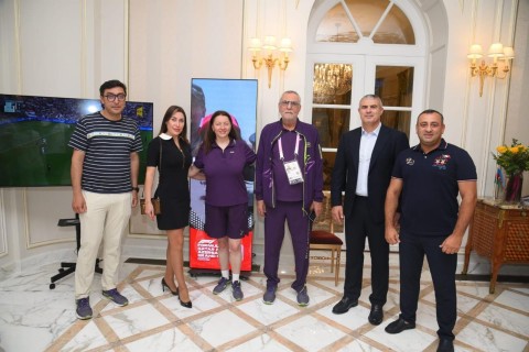 Azerbaijan Olympic House hosts meeting with athletes - PHOTO