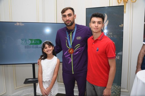 Olympic House hosts meeting on victory Azerbaijani athletes' Olympic victory- PHOTO - VIDEO