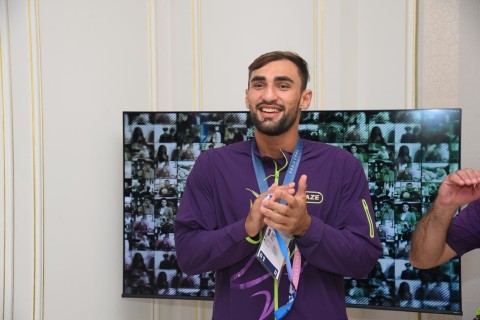 Olympic House hosts meeting on victory Azerbaijani athletes' Olympic victory- PHOTO - VIDEO