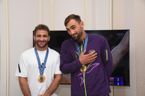 Olympic House hosts meeting on victory Azerbaijani athletes' Olympic victory- PHOTO - VIDEO