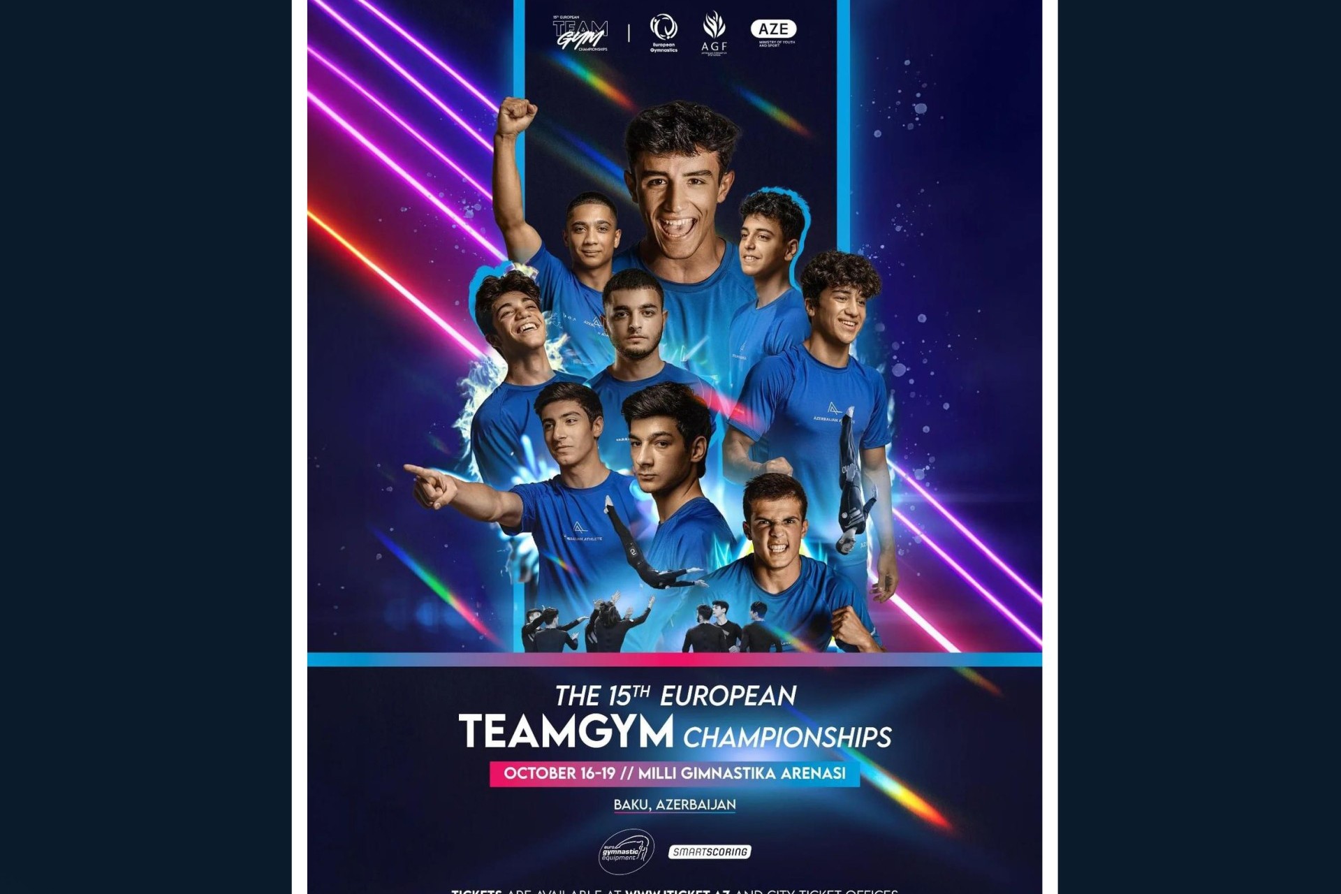 The poster of the European Championship in Baku was presented