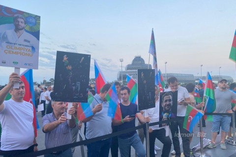 Welcoming ceremony of Azerbaijan's Olympic champions - PHOTO - VIDEO