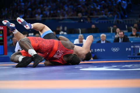 Paris-2024: Sabah Şəriəti bürünc medal uğrunda güləşəcək - FOTO - VİDEO