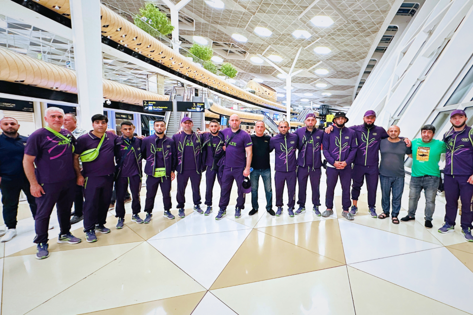 Farewell ceremony of Azerbaijani freestyle wrestling team
