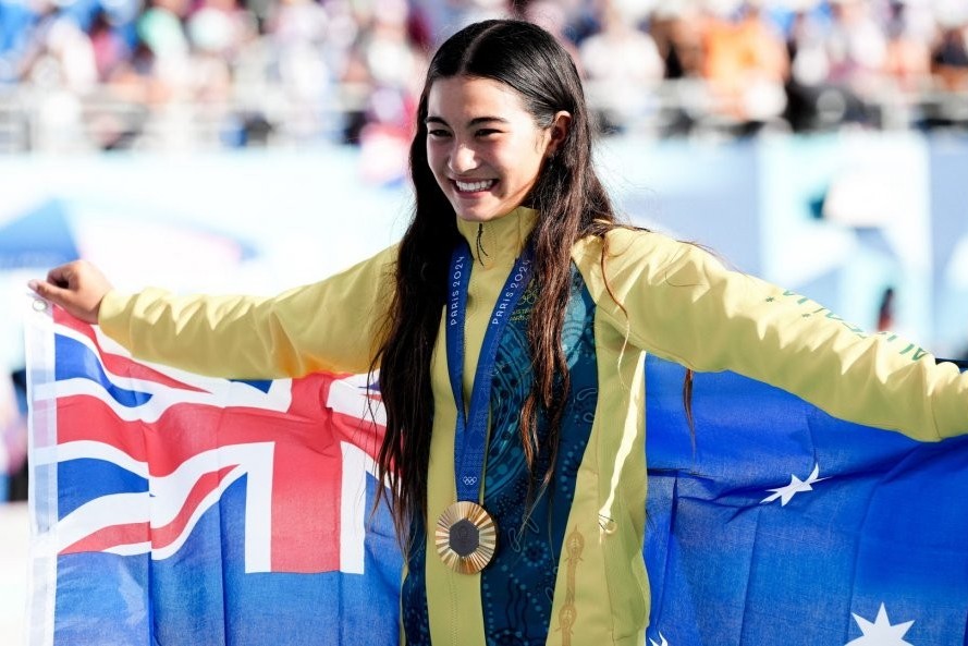 Olympic Games: 14-year-old Arisa Trew wins Olympic skateboard gold