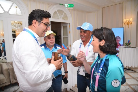 Azerbaijan Olympic House in Paris hosts meetings with representatives of international sports organizations - PHOTO