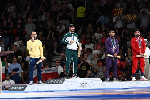 Paris-2024: Həsrət Cəfərov mükafatlandırılıb - FOTO
