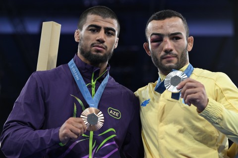 Paris-2024: Həsrət Cəfərov mükafatlandırılıb - FOTO
