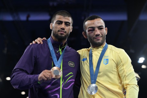 Paris-2024: Həsrət Cəfərov mükafatlandırılıb - FOTO