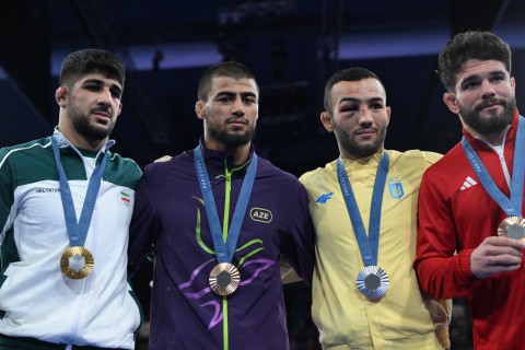 Paris-2024: Həsrət Cəfərov mükafatlandırılıb - FOTO