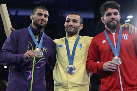 Paris-2024: Həsrət Cəfərov mükafatlandırılıb - FOTO