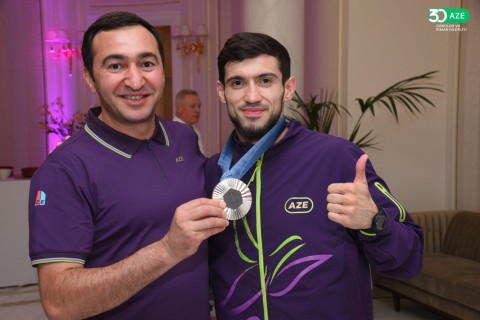 Paris-2024: Olimpiya Evində idmançılarımızın qələbəsinə həsr olunan görüş - FOTO - VİDEO
