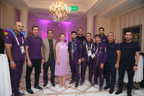 Paris-2024: Olimpiya Evində idmançılarımızın qələbəsinə həsr olunan görüş - FOTO - VİDEO