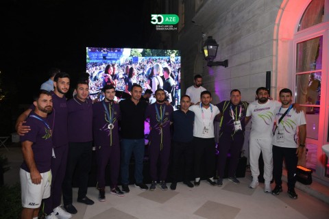 Paris-2024: Olimpiya Evində idmançılarımızın qələbəsinə həsr olunan görüş - FOTO - VİDEO