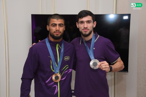 Paris-2024: Olimpiya Evində idmançılarımızın qələbəsinə həsr olunan görüş - FOTO - VİDEO