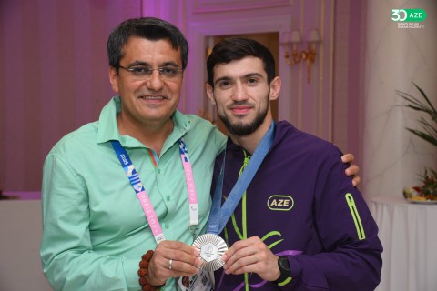 Paris-2024: Olimpiya Evində idmançılarımızın qələbəsinə həsr olunan görüş - FOTO - VİDEO