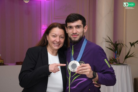 Paris-2024: Olimpiya Evində idmançılarımızın qələbəsinə həsr olunan görüş - FOTO - VİDEO