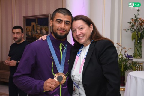 Paris-2024: Olimpiya Evində idmançılarımızın qələbəsinə həsr olunan görüş - FOTO - VİDEO
