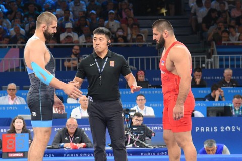 Paris-2024: Giorgi Meşvildişvili bürünc uğrunda güləşəcək - FOTO - VİDEO
