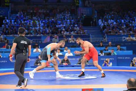 Paris-2024: Giorgi Meşvildişvili bürünc uğrunda güləşəcək - FOTO - VİDEO